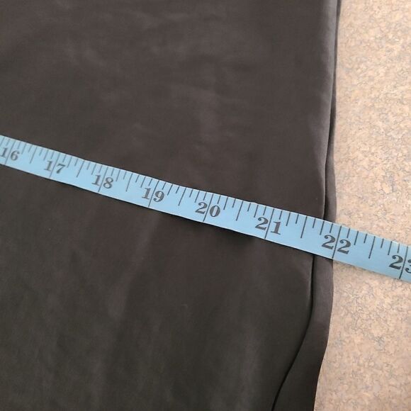 NWT Motel Rocks Ronina Black Satin Tie Dress L - Picture 8 of 10